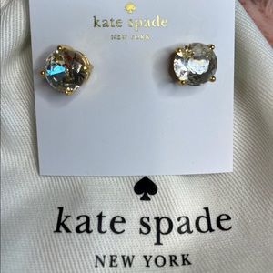 Kate Spade Clear “Crystal” Earrings